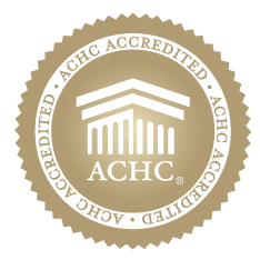 ACHC Accredited gold seal