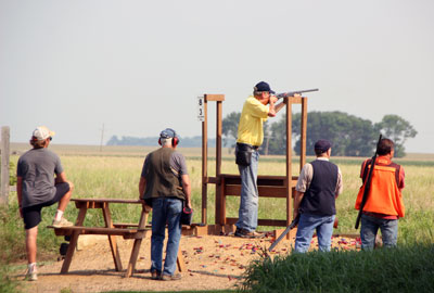Participants from last year’s Aiming to Inspire Health sporting clays fundraiser compete at Medary Creek Hunt Club’s eighth station. This year’s event is scheduled for Aug. 15. Proceeds raised from the 2019 event will help purchase new Ear, Nose and Throat (ENT) surgical equipment and instrumentation for Brookings Hospital, including an image guidance system to safely provide sinus surgery. Interested participants can register online at www.brookingshealth.org/AIH.