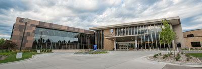Front of Brookings Health System from along 22nd Avenue