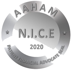 AAHAM Patient Finacial Advocate N.I.C.E. Seal