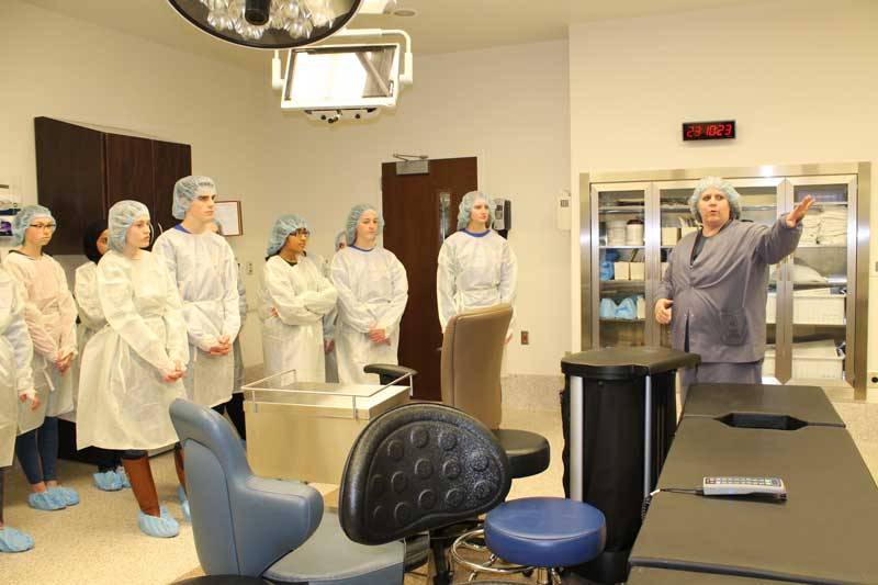 Director of Surgical Services Terri Stauffacher, RN, led a tour of Brookings Health’s surgery department for HOSA – Future Health Professionals high school students in December 2017. Brookings School District and Brookings Health System recently partnered to procedure a Workforce Education Grant. Grant funds will help to modernize Career and Technical Education resources for health sciences and increase opportunities for students interested in health careers. Brookings Health has committed to providing students meaningful industry experience to support the program and address immediate workforce needs.