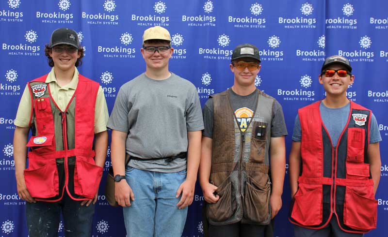 Youth Team C – Back in Motion placed first in the Aiming to Inpsire Health fundraiser’s youth category with a score of 136. Pictured are Jackson Sebring, Sam Brandenburger, Andrew Dammen and Alexander Storhaug.