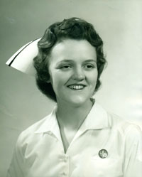 Phyllis Sander graduated as a nurse in 1960 from St. John McNamara School of Nursing in Rapid City. She spent 32 years of her career as a nurse at Brookings Health System’s hospital, working in nearly every hospital department. During her career she also supported her husband, Duane, with his entrepreneurial pursuits as a co-founder of Daktronics, Inc.