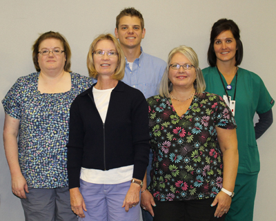 Brookings Health System’s respiratory care department recently became certified to provide COPD patient education, including tactics for smoking cessation. Pictured from left to right are Kara Drew, Jean Steele, Kelly Maser, Janie Isham and Meredith Lemme. Not pictured: Jason Hoots.