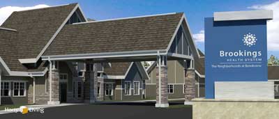 This rendering depcits The Neighborhoods at Brookview upon completion. Construction is currently over 55% complete at Brookings Health System’s new skilled nursing facility, scheduled to open summer 2013.