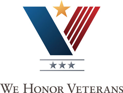 We Honor Veterans level three logo